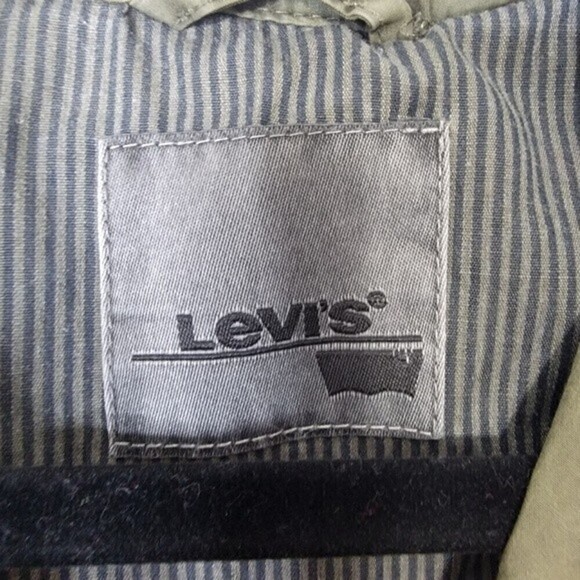 LEVI'S Hooded Roll-Tab Anorak Jacket Green Women's sz XSmall - Picture 12 of 15